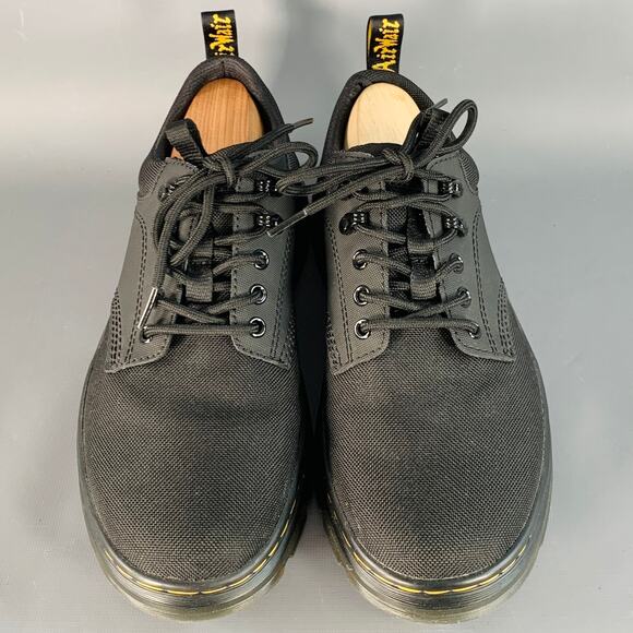 DR. MARTENS Size 10 Reeder Black Nylon Chunky Sole Lace Up Shoes main image 5